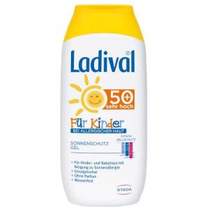 LADIVAL Kinder Sonnengel allergische Haut LSF 50+